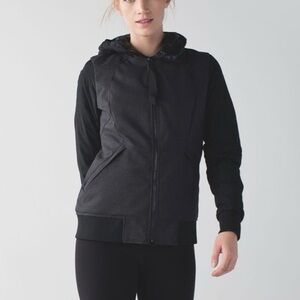 Lululemon Hooded Puffer Insulated Black Jacket – Size 2 (XS-S)